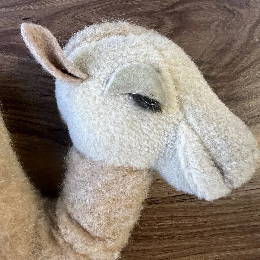 Vintage Merrythought Ironbridge Shrops Dromedary Camel Plush Made In England